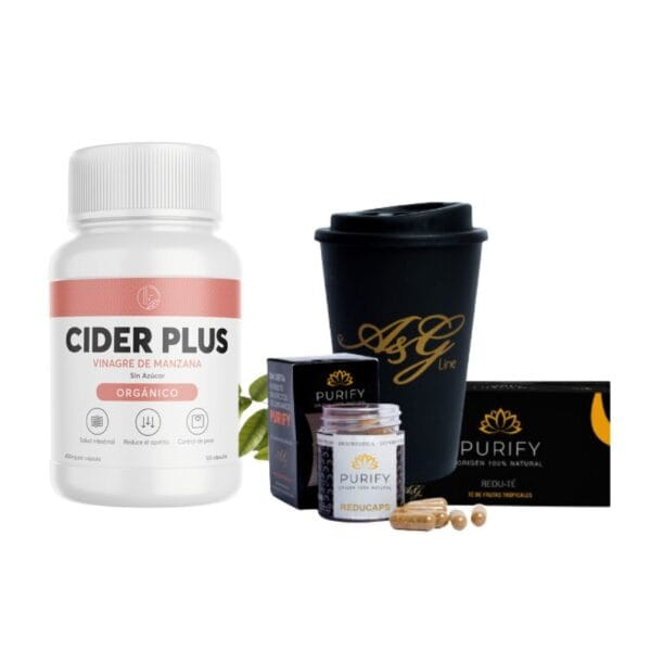 Kit Reductor y Detox - Cider Plus + Purify