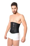 Cinturilla Masculina De Látex Clásico Con Varillas Y Ajuste FL2031