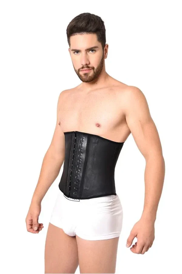 Cinturilla Masculina De Látex Clásico Con Varillas Y Ajuste FL2031