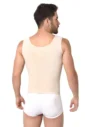 Faja Chaleco Masculino Con 3 Filas De Broches Alta Compresión FP1055