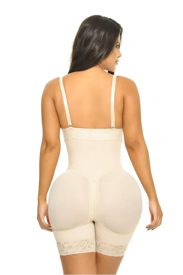 Faja Short Estraple Con Cierre Y Realce Invisible Fantastic FP1503
