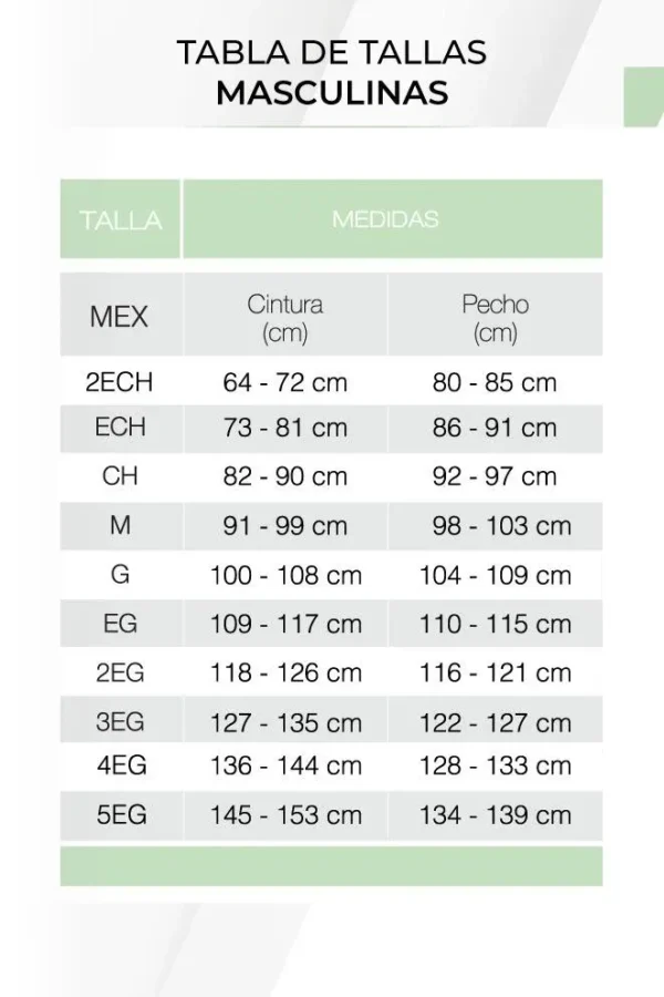 Faja Chaleco Masculino Con 3 Filas De Broches Alta Compresión FP1055