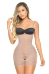 Faja Short Con Tirantes Ajustables Y Broches Realce Maxi FP5028