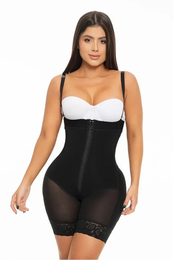 Faja Short Estraple Con Cierre Y Realce Invisible Fantastic FP1503