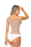 Faja Semichaleco Talle Largo 3 Broches 4 Varillas Moldeo Cintura Marieth FP6173