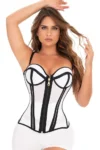 Corset Exterior Con Copa Y Cintas Realce Con 15 Varillas CS0340