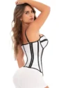 Corset Exterior Con Copa Y Cintas Realce Con 15 Varillas CS0340