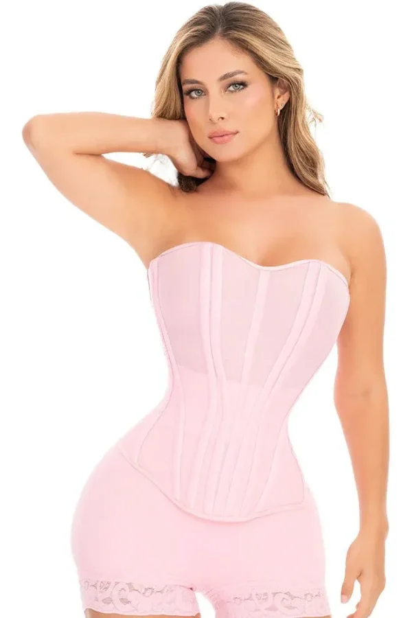 Corset Uso Exterior Ceñidor De Cintura Con Broches Y Cierre Seducción CS0319