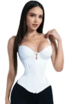 Corset Exterior Con Copa Brasier Ceñidor De Cintura Y 15 Varillas CS0334