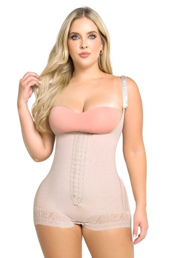 Faja Body Cachetera Power Up Con Tirantes Removibles Powernet Control De Abdomen